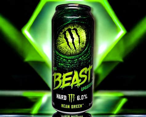 The Beast Unleashed Mean Green 16oz Empty Can For Collectors