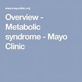 Photos of Insulin Resistance Mayo Clinic