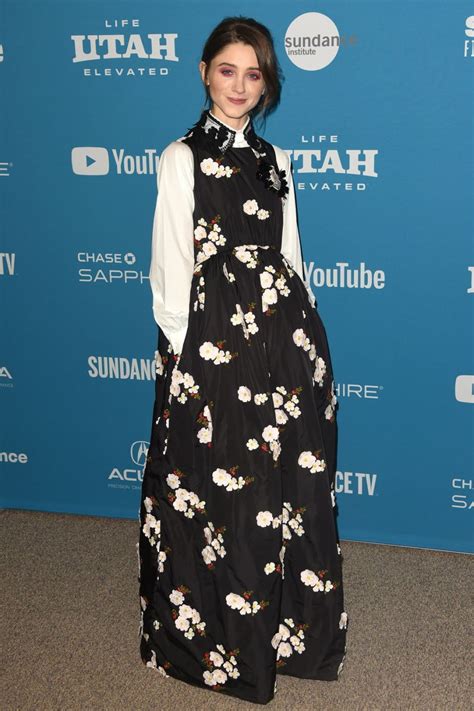 Natalia Dyer At Velvet Buzzsaw Premiere At Sundance Film Festival In Park City Top Ranker