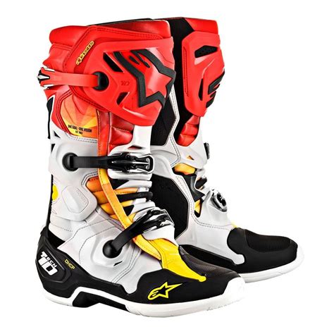 Alpinestars replacement inner bootie side bar kit for tech 10 boot through 08. Bota Alpinestars Tech 10 Indianapolis Edição Limitada