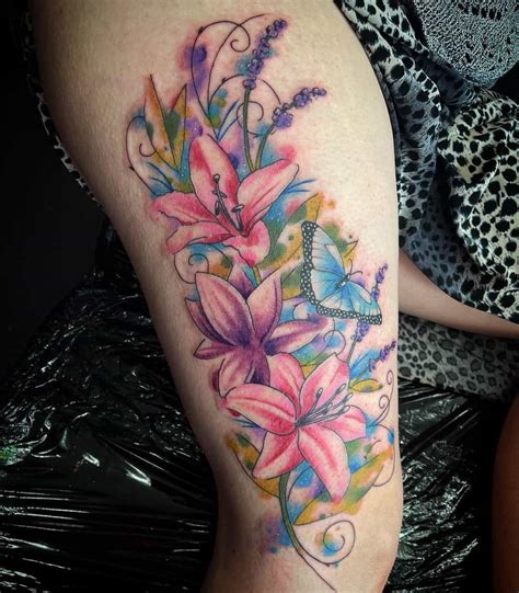 30 Best Lily Tattoos And Their Meanings Saved Tattoo