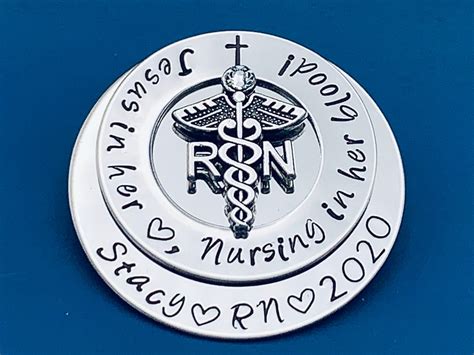 Personalized Pin For Rn Rn T Bsn Pin Nursing Student T