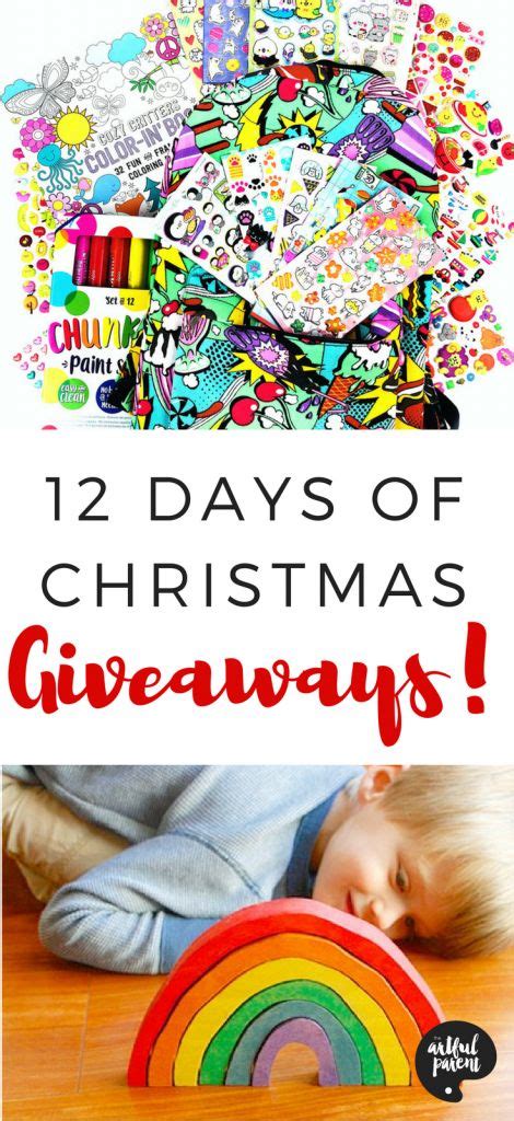 12 Days Of Christmas Giveaways 2017 Christmas Giveaways Kids Art