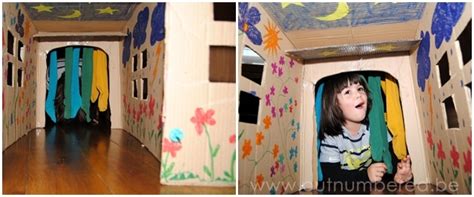 Make A Fun Tunnel For Kids Out Of Cardboard Boxes