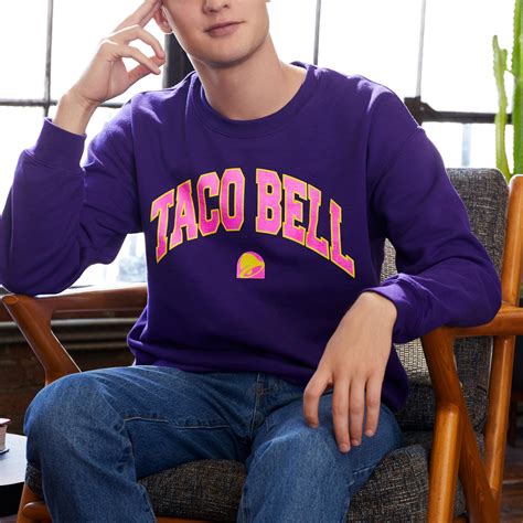 Taco bell american apparel sweatshirt worn twice! Taco Bell Purple Crewneck - BoxLunch Exclusive ...