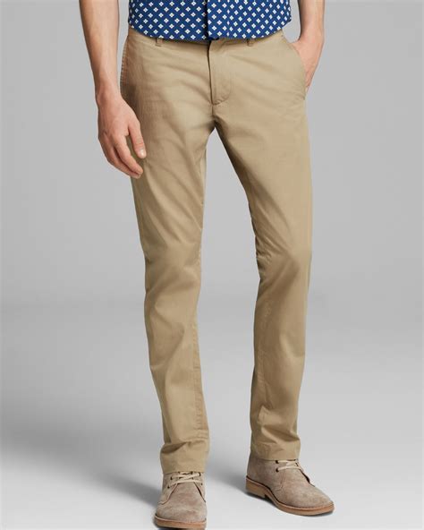 Lyst Marc By Marc Jacobs California Cotton Pants Slim Fit In Natural