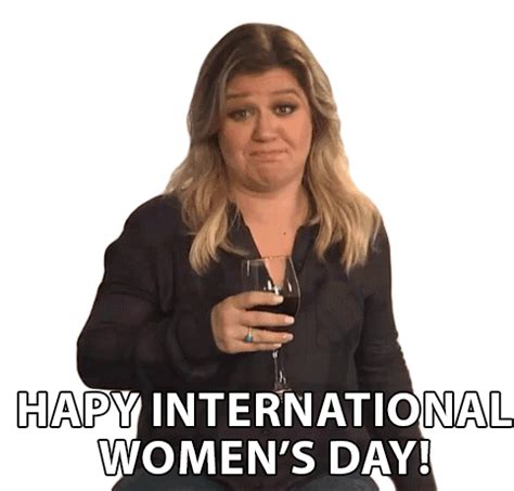 Happy International Womans Day Girl Power Sticker Happy International