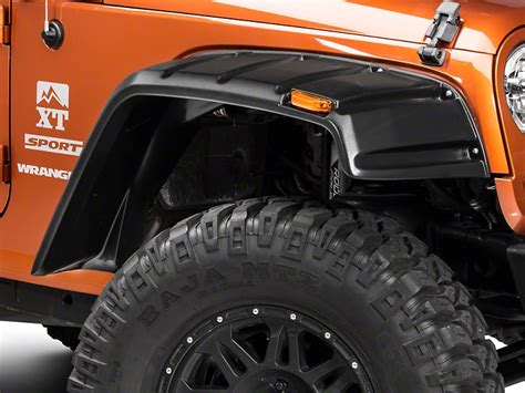 Lund Wrangler Fender Flares Rx Rivet Style 4pc Rx606t B 07 18 Jeep