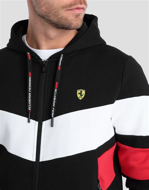 We did not find results for: Ferrari Men's double knit sweater with hood Man | Scuderia ...