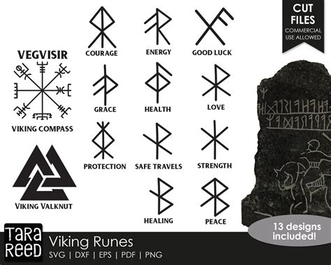 Viking Runes Svg And Cut Files For Crafters Etsy