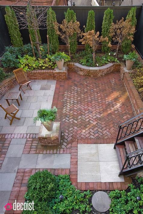 20 Charming Brick Patio Designs Small Garden Design Backyard