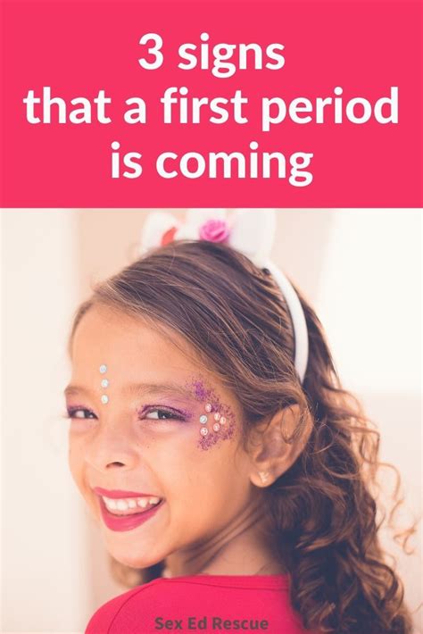 3 Signs Your Daughter Is About To Start Her Period First Period