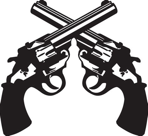 Pistol Silhouette Png Clip Art Library
