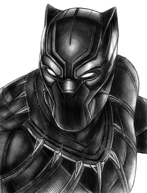 Black Panther Drawing Black Panther Art Marvel Drawings