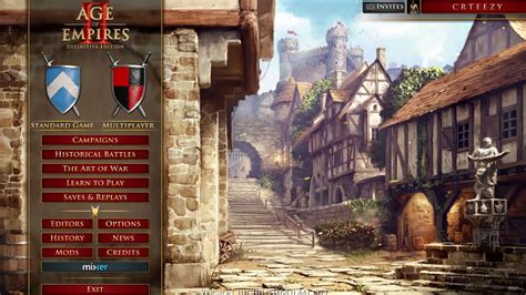 Age Of Empires Ii Definitive Edition Main Menu Soundtrack Youtube
