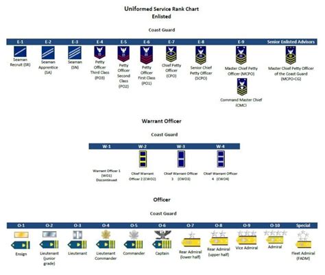 Coast Guard Ranks And Insignia