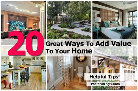 20 Great Ways To Add Value To Your Home