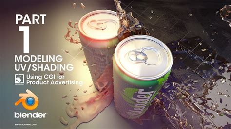 Cgi For Product Advertising Using Blender 3d Part 1 Modeling The Can