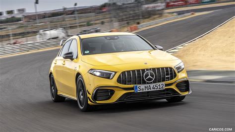 Maybe you would like to learn more about one of these? 2020 Mercedes-AMG A 45 S 4MATIC+ (Color: Sun Yellow) - Front | HD Wallpaper #84