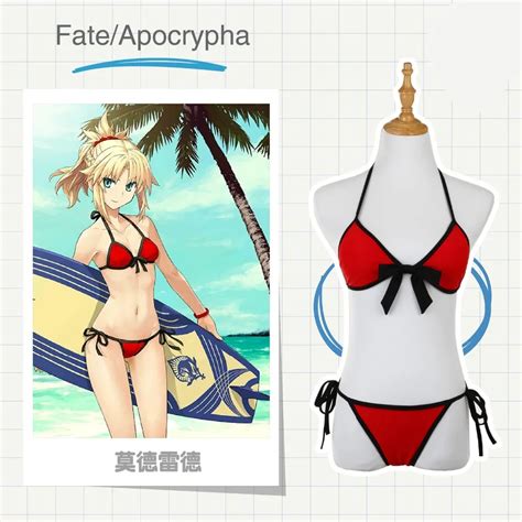 Buy Stock Anime Fate Grand Order Fgo Figures Mordred Bikini Swimsuit Sexy