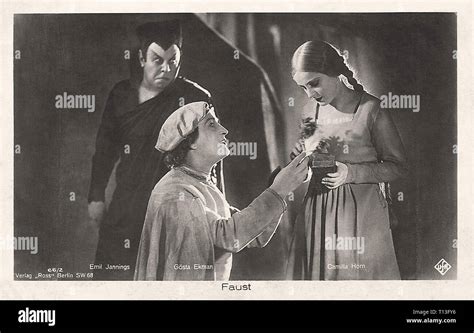 Promotional Photography Of Gösta Ekman Emil Jannings And Camilla Horn In Faust 1926 Silent