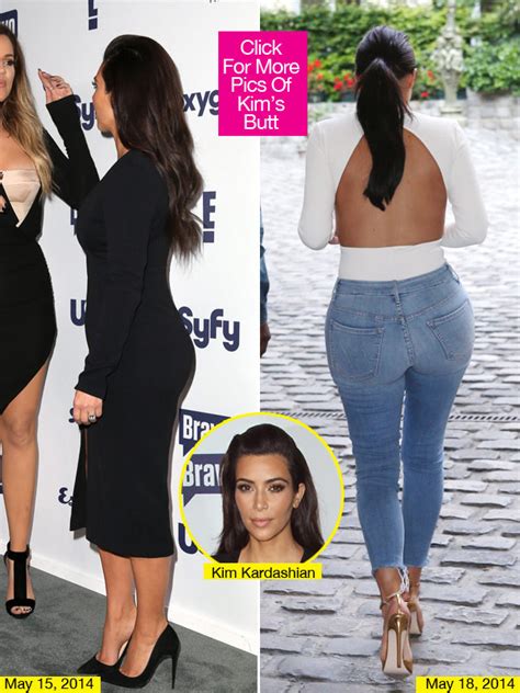 Pics Kim Kardashian Butt Implants Before Wedding — Stars Butt