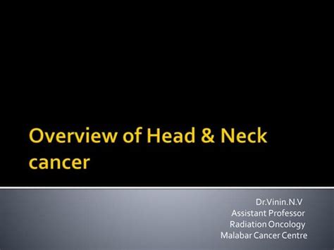 High Beam Global Head And Neck Cancer Ppt