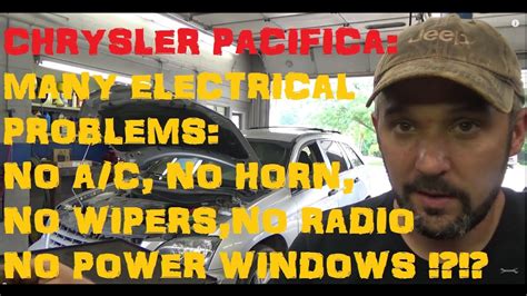 Chrysler Pacifica Tipm Electrical Problems Youtube