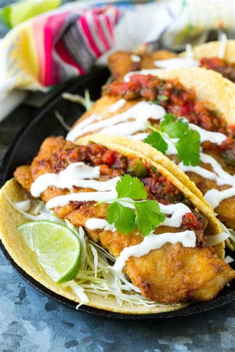 This Recipe For Baja Fish Tacos Is Crispy Fish Fillets With Cabbage