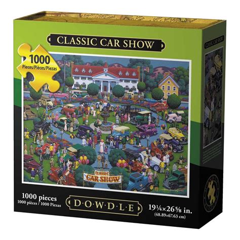 Dowdle Jigsaw Puzzle Classic Car Show 1000 Piece
