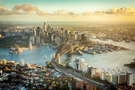 Aerial Stock Image Sydney From North Sydney