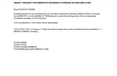 Letter Of Employment Notice Example Cover Letter
