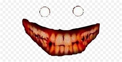 Scary Creepy Smile Sticker Transparent Creepy Smile Emojiscary Smile