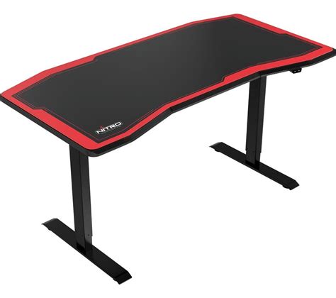 Buy Nitro Concepts D16e Carbon Gaming Desk Black And Red