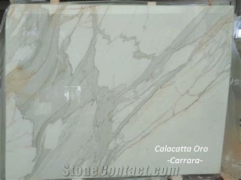 Calacatta Oro Carrara Marble Slabs From Italy