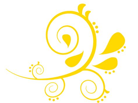 Golden Swirls Clip Art At Clker Com Vector Clip Art Online Royalty