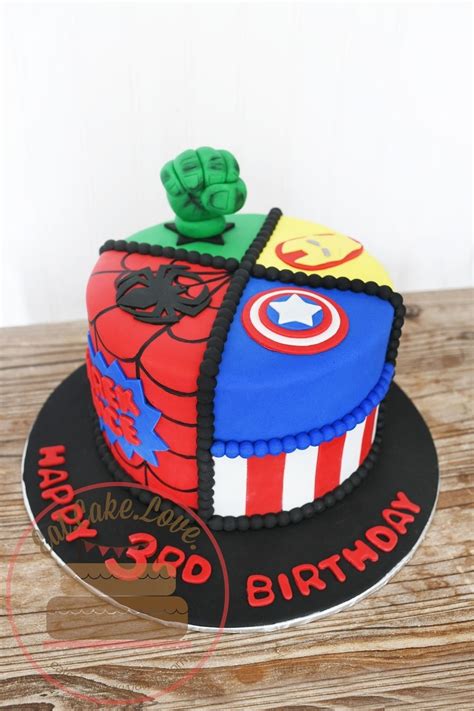 How to make super hero/marvel cake. SuperHero Cake in 2020 | Marvel birthday cake, Superhero cake, Superhero birthday cake