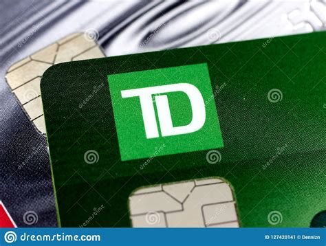 What to do before canceling a credit card. TD Bank credit cards editorial photo. Image of currency ...