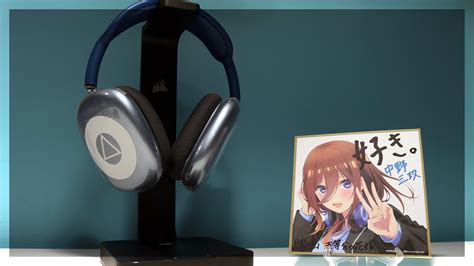 Custom Miku Nakano Headphones With Airpods Max Youtube
