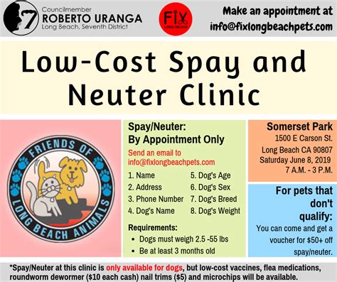 Low Cost Spay And Neuter Clinic