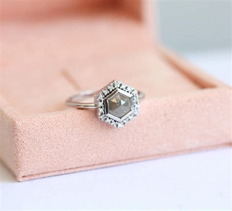 Gray Diamond Engagement Rings Aisle Society