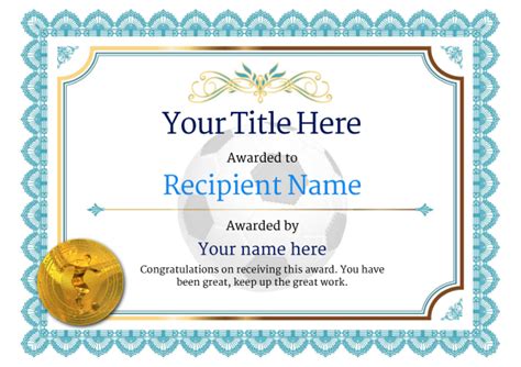 Best cooking appreciation certificate template. Free UK Football Certificate templates - Add Printable ...