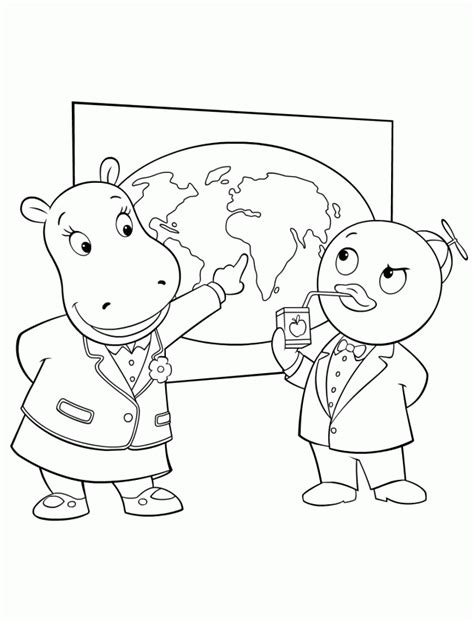 The backyardigans coloring pages for kids and adults to learn colours. The Backyardigans Coloring Pages - Coloring Home