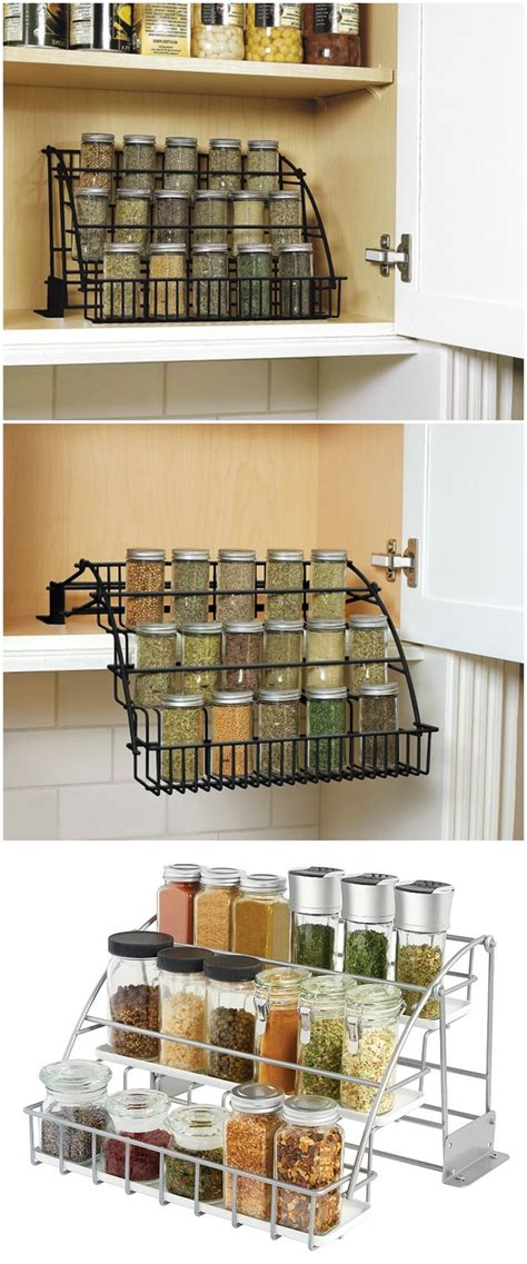 63 Top Slide Out Spice Rack Cabinet Kinan Kitchen