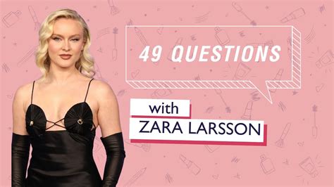 49 Questions With Zara Larsson Four Nine Youtube