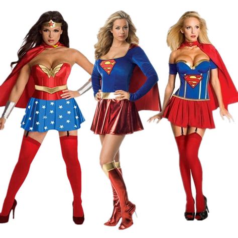 2015 Tipos De Moda De Nueva Supergirl Adulto Mujeres Sexy Superwoman Superhero Super Girl Traje