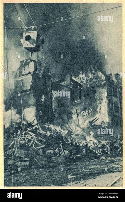 Kiew UniÓn SoviÉtica Sempember 1941 Bombardeo Alemán Sobre Kiev