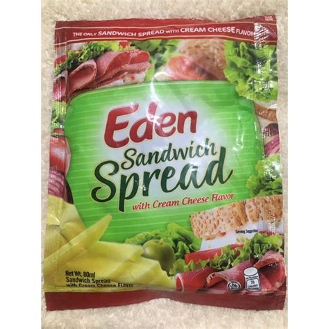 Eden Sandwich Spread With Cream Cheese Flavor 80ml Shopee Philippines