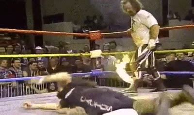 Watch this wwe video, cactus jack & terry funk , on fanpop and browse other wwe videos. ECW Cactus Jack vs Terry Funk Flaming Iron!!! on Make a GIF