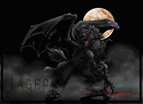 Demon Wolf Werewolf Art Anime Wolf Demon Wolf